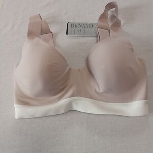 Natori 751245 Dynamic Convertible Contour Sports Bra Rose/White Size 32D NWT $76